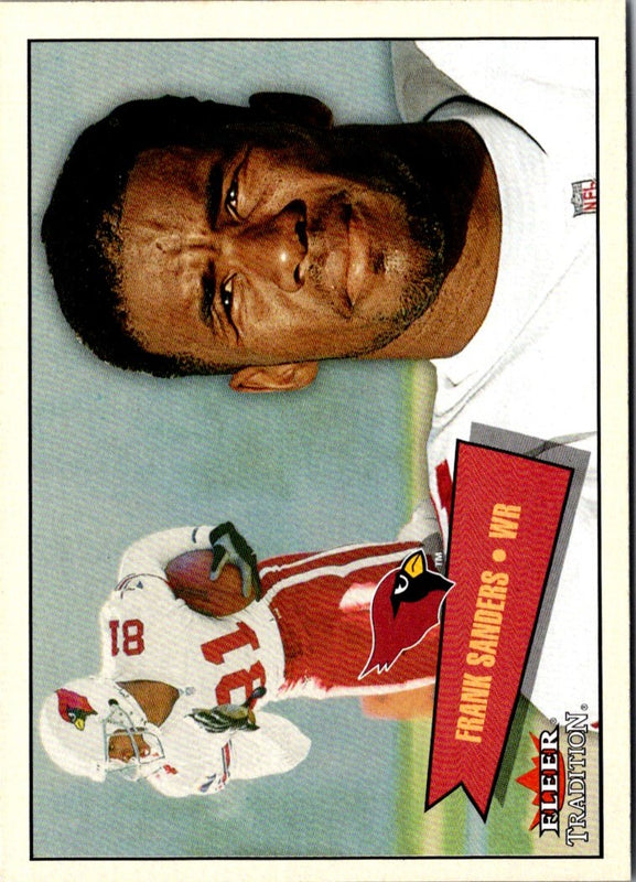 2001 Fleer Tradition Frank Sanders #71