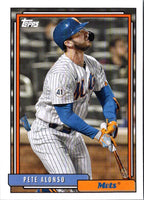 2021 Topps Update 1992 Redux Pete Alonso #T92-31