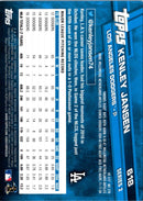 2017 Topps Kenley Jansen
