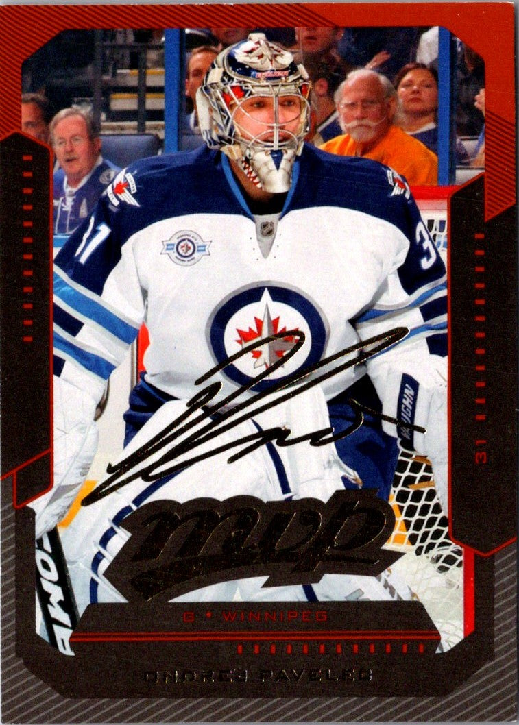 2012 Upper Deck MVP Inserts Ondrej Pavelec