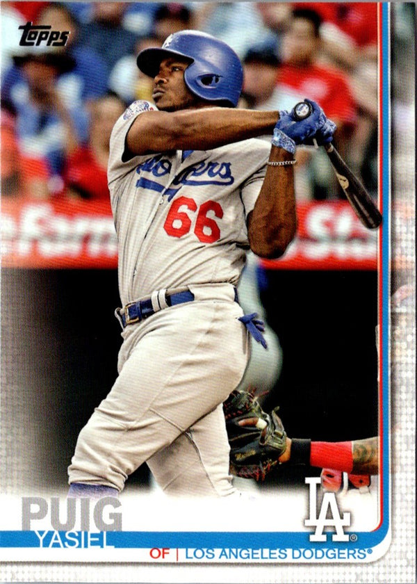 2019 Topps Yasiel Puig #162