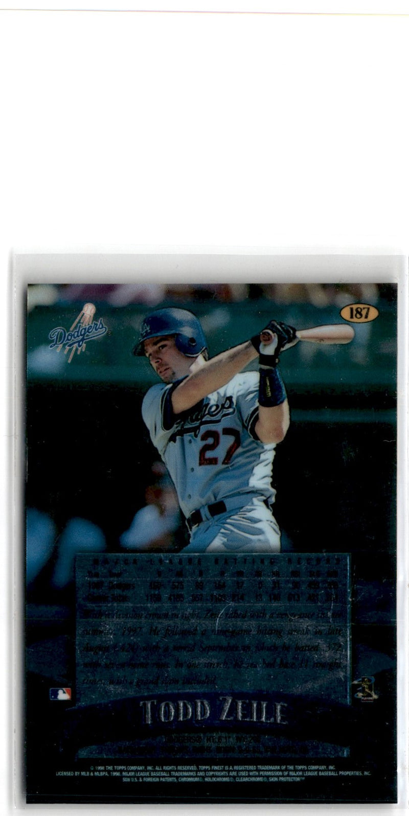 1998 Finest Todd Zeile