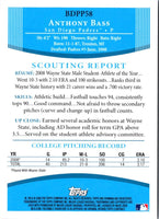 2008 Bowman Draft Picks & Prospects Chrome Anthony Bass #BDPP58