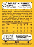 2017 Topps Heritage Martin Perez #555