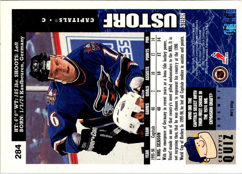 1996 Collector's Choice Stefan Ustorf