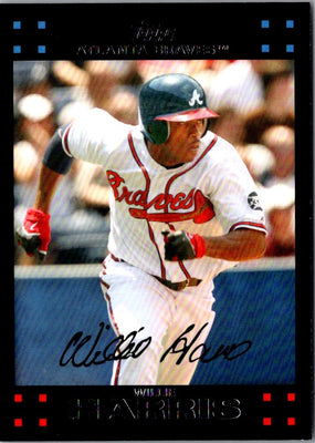 2007 Topps Updates & Highlights Willie Harris #UH113
