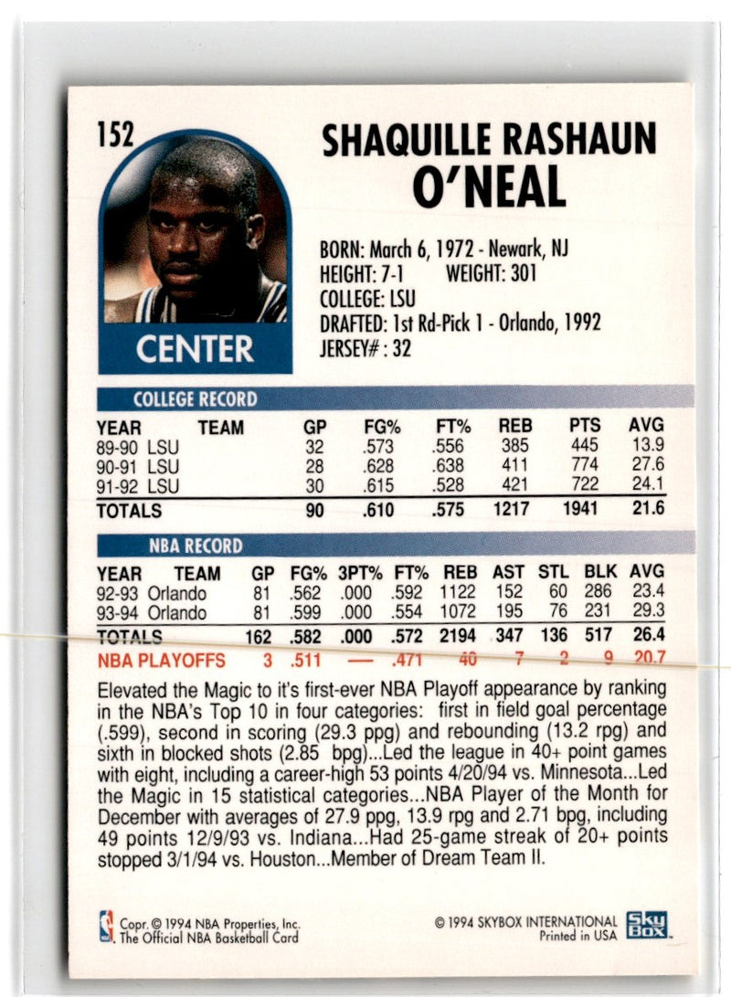 1994 Hoops Shaquille O'Neal