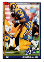 1991 Topps Buford McGee #530