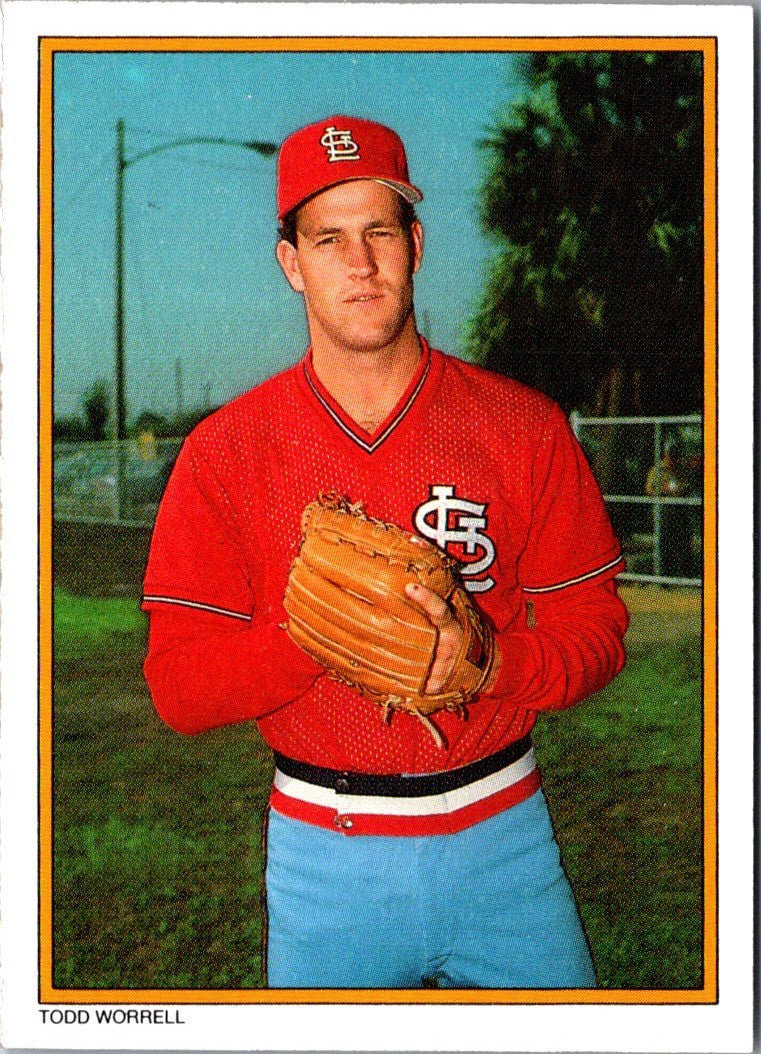 1987 Topps Glossy Todd Worrell