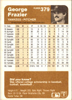 1983 Fleer George Frazier #379