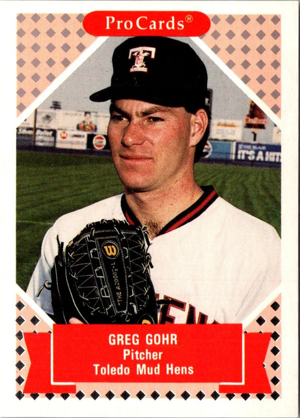 1991 ProCards Tomorrow's Heroes Greg Gohr #65