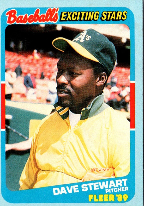 1989 Fleer Exciting Stars Dave Stewart #39