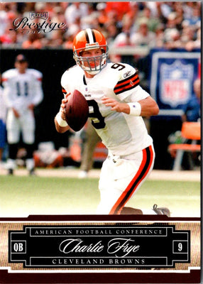 2007 Playoff Prestige Charlie Frye #37