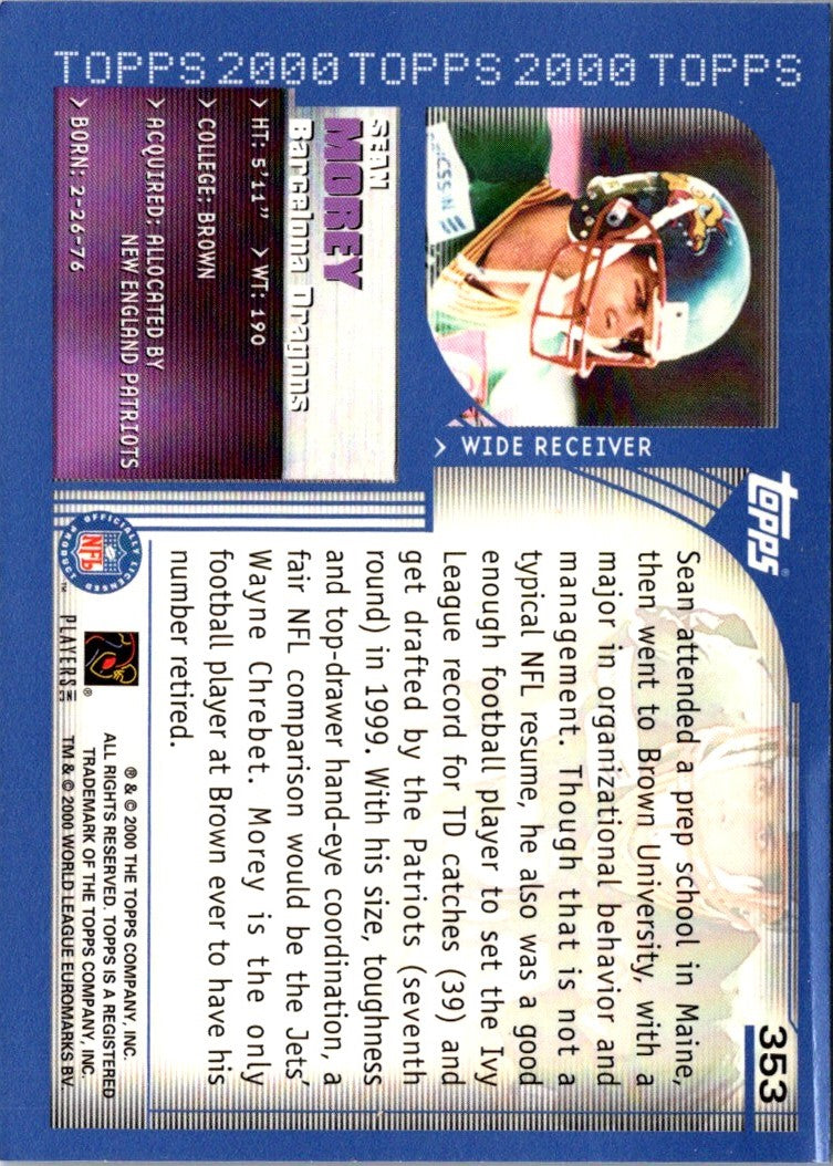 2000 Topps Sean Morey