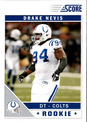 2011 Score Drake Nevis #332 Rookie