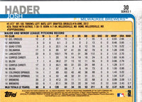 2019 Topps Josh Hader #30
