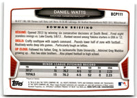 2013 Bowman Chrome Prospects Daniel Watts #BCP111