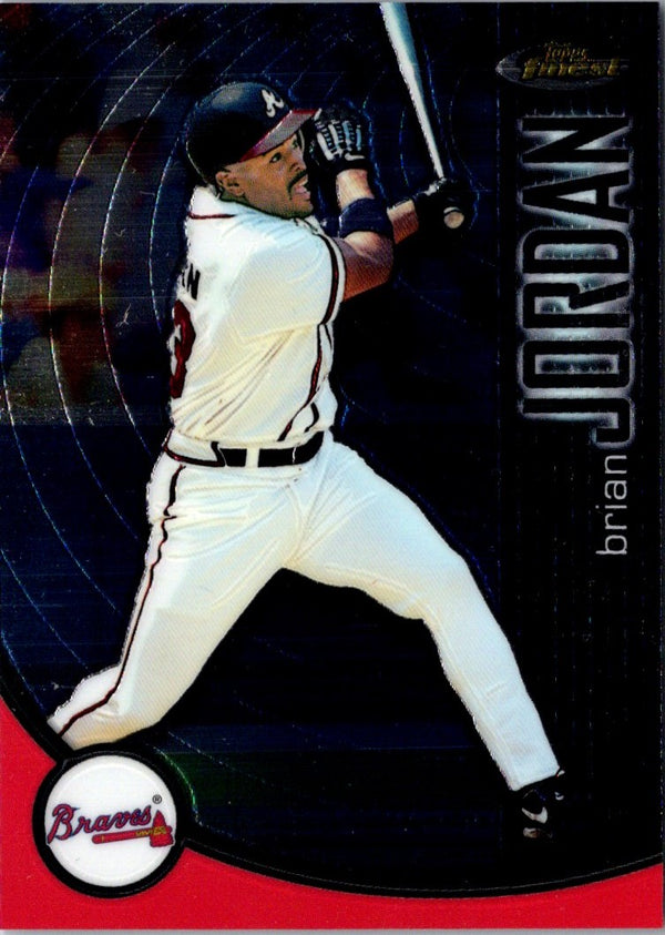 2001 Finest Brian Jordan #42