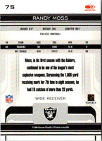 2006 Donruss Gridiron Gear Randy Moss #75