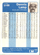 1984 Fleer Update Dennis Lamp