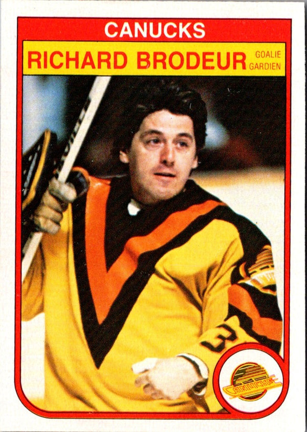 1982 O-Pee-Chee Richard Brodeur #339