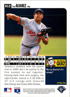 1996 Collector's Choice Silver Signature Tavo Alvarez #612