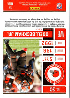 2019 Panini Contenders Season Ticket Red Zone Odell Beckham Jr. #20