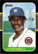 1987 Donruss Lou Whitaker