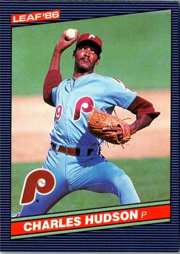 1986 Leaf Charles Hudson #239