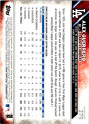 2016 Topps Alex Guerrero