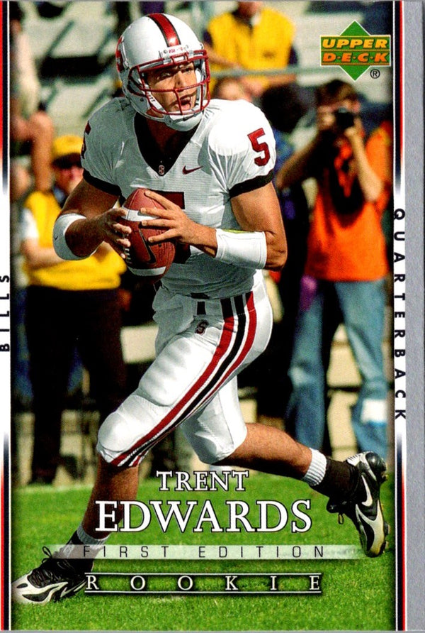 2007 Upper Deck First Edition Trent Edwards #128 Rookie