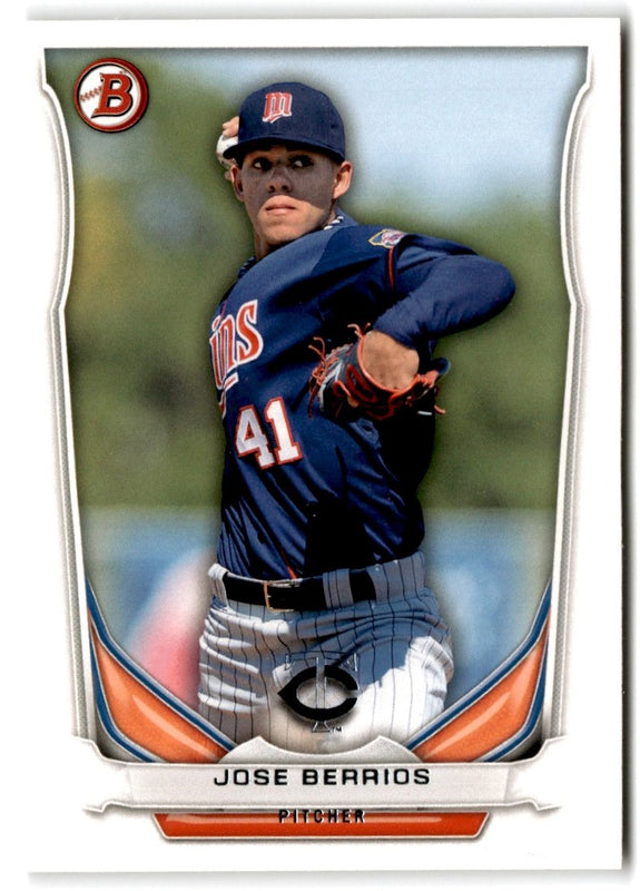2014 Bowman Draft Picks & Prospects Top Jose Berrios #TP-19