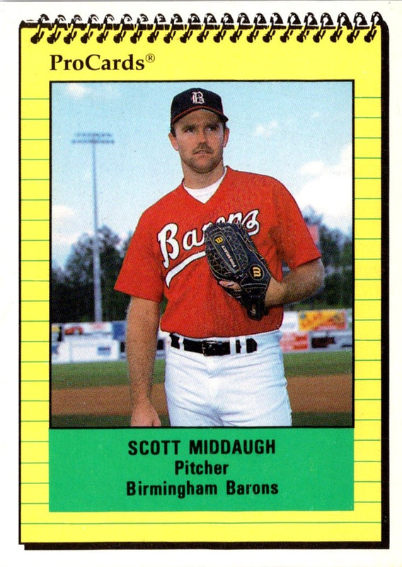 1991 ProCards Scott Middaugh #1454