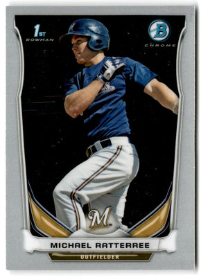 2014 Bowman Chrome Prospects Michael Ratterree #BCP89