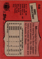 1987 Topps American/UK Mike Singletary #15