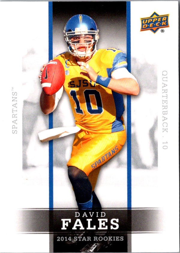 2014 Upper Deck Star Rookies Box Set SP David Fales #25