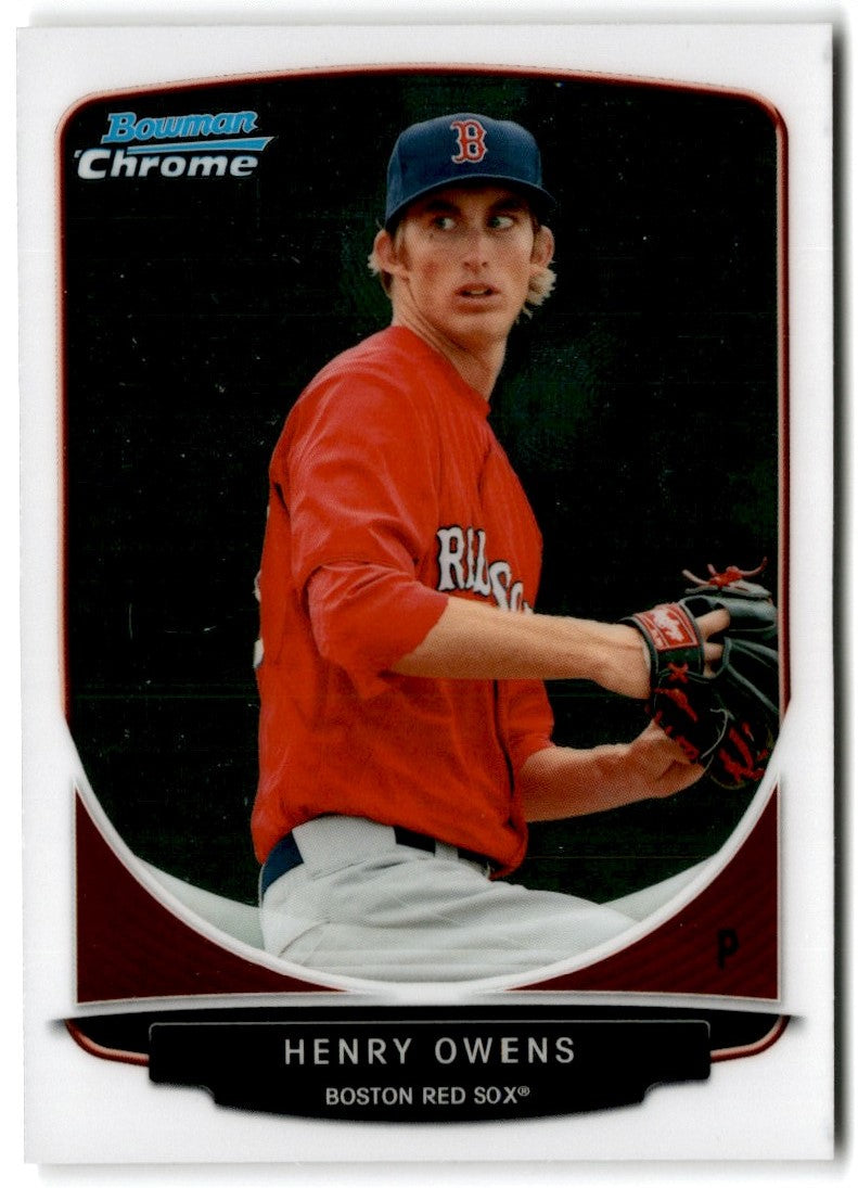 2013 Bowman Chrome Prospects Henry Owens