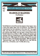 1986 Donruss Harold Baines