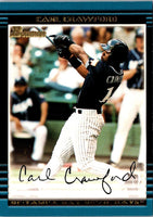 2002 Bowman Draft Picks & Prospects Gold Carl Crawford #BDP139
