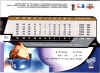2001 Fleer Game Time Mark Quinn #72