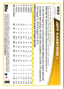 2013 Topps Jeff Karstens