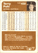 1983 Fleer Terry Puhl