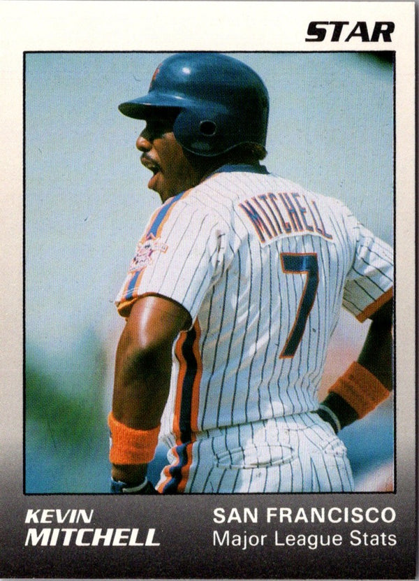 1989 Star Kevin Mitchell / Will Clark Kevin Mitchell #4