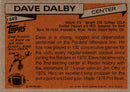 1981 Topps Dave Dalby