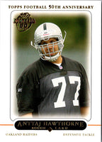 2005 Topps 50th Anniversary Rookies Anttaj Hawthorne #402