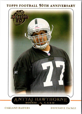 2005 Topps 50th Anniversary Rookies Anttaj Hawthorne #402