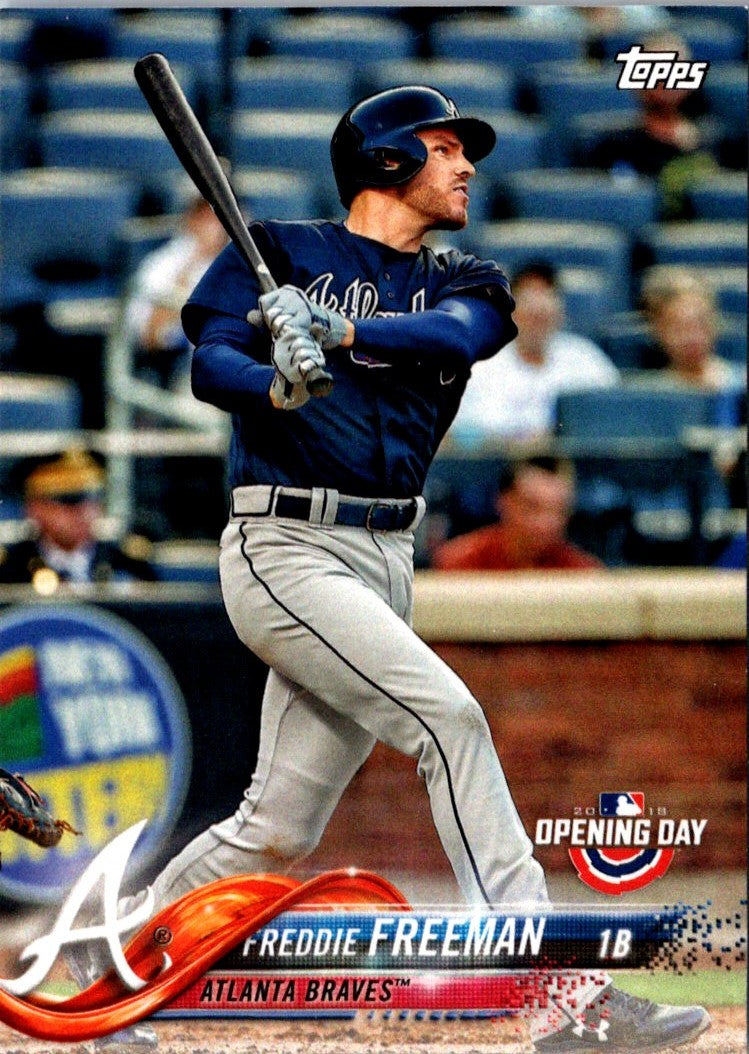 2018 Topps Opening Day Freddie Freeman
