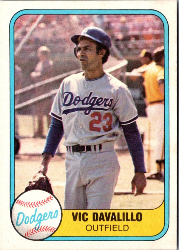 1981 Fleer Vic Davalillo #132