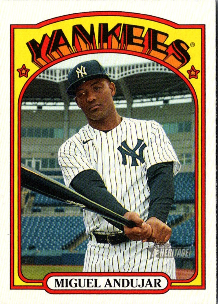 2021 Topps Heritage Miguel Andujar