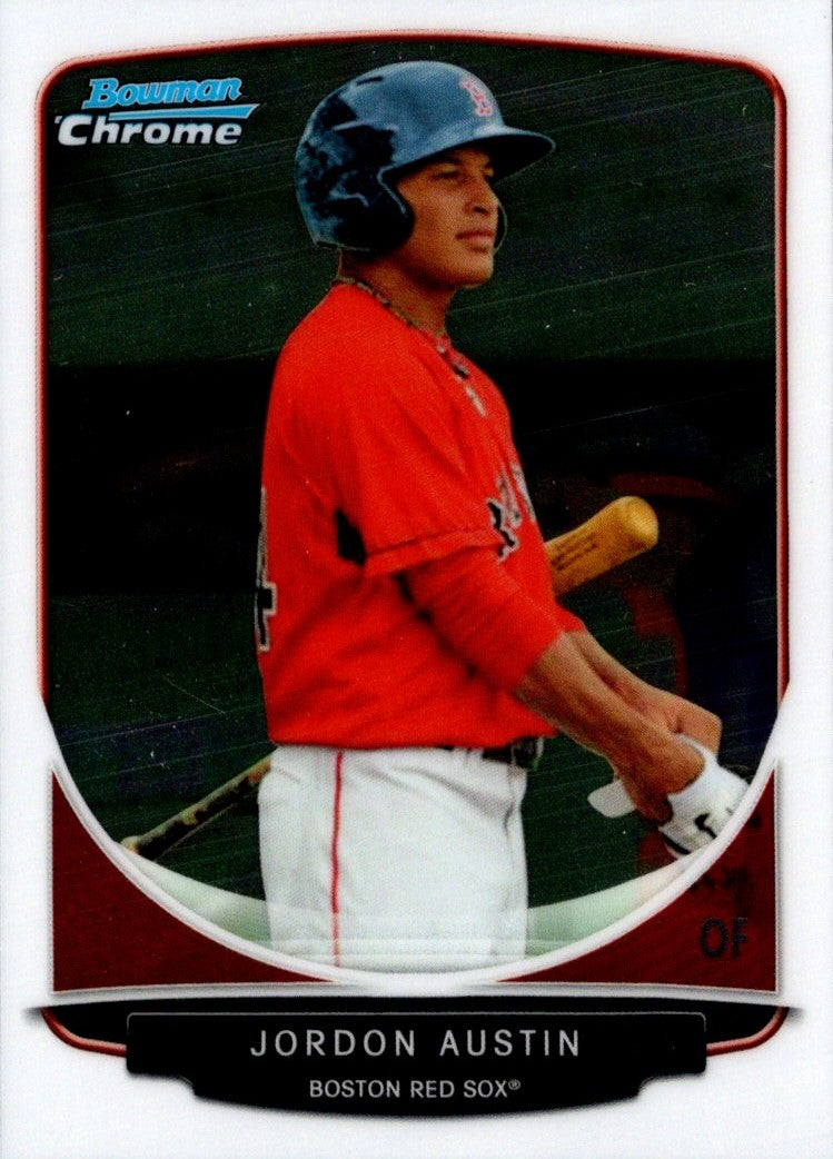 2013 Bowman Draft Picks & Prospects Chrome Jordon Austin